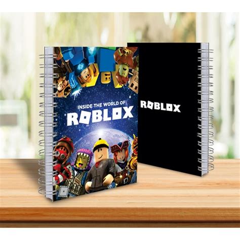 Caderno Roblox X Folhas Shopee Brasil