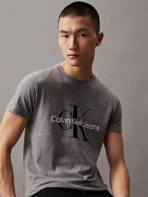 Slim Monogram T Shirt Calvin Klein® J30j320935p2d