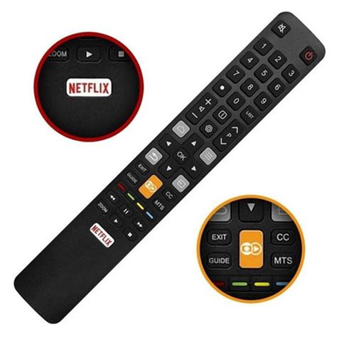 Kit 5 Controle Remoto Smart Tv Tcl Netflix E Globoplay em Promoção na