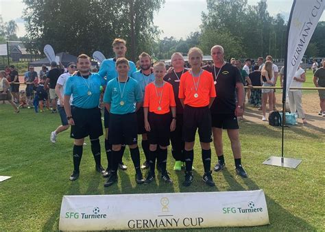 Schiedsrichter des KFV Altmark Ost beim Germany Cup KFV Fußball