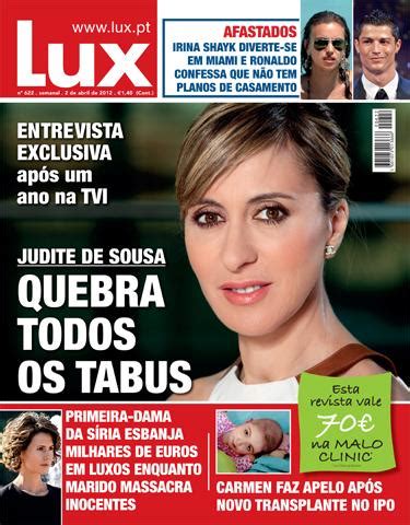 Judite De Sousa Quebra Todos Os Tabus N O Perca Na Lux J Nas Bancas