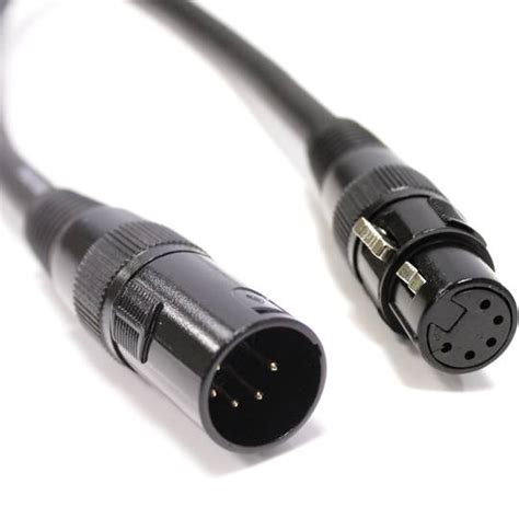 DMX512 DMX cabo XLR 5 pinos XLR 5 pinos macho para 50 fêmeas Cablematic