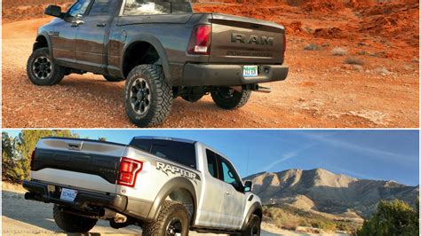 2017 Ford F-150 Raptor versus 2017 Ram Power Wagon by the numbers ...