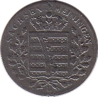 1 Kreuzer Bernard II Duchy Of Saxe Meiningen Numista