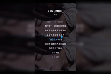 无羁 《陈情令》主题曲 （上）陈情主题曲