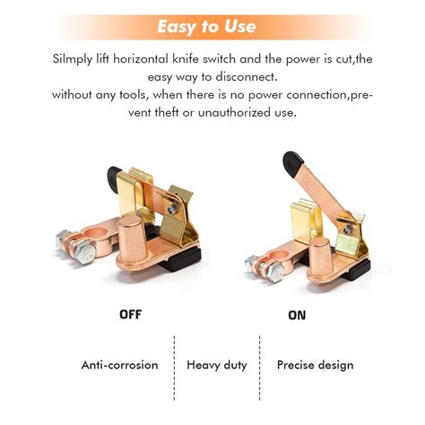 Snapklik Top Post Battery Disconnect Switch V V