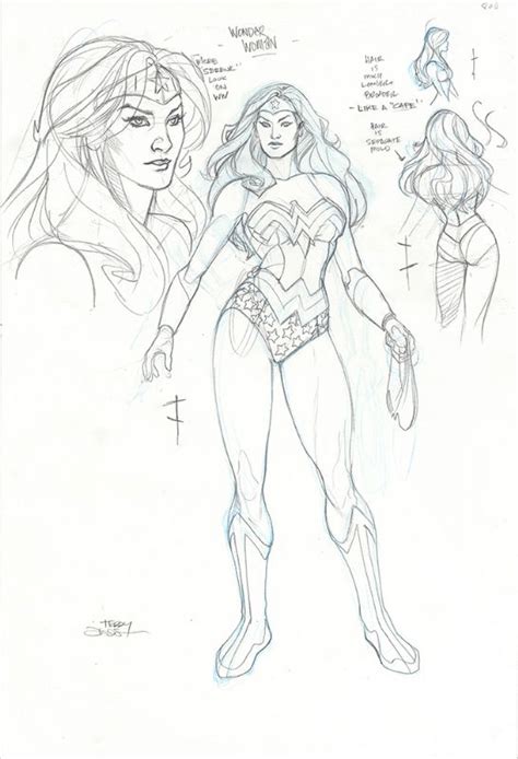 Terry Dodson Wonder Woman Action Figure Design In Joel Thingvall