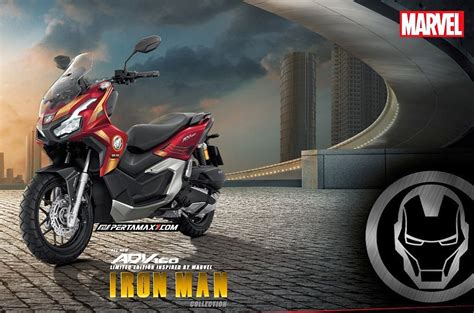 Honda Luncurkan Skutik Adv Dengan Livery Marvel Iron Man Dan