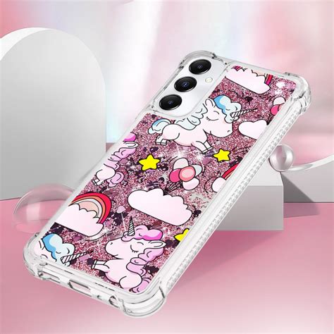 Coque Samsung Galaxy A S Paillettes Licornes Et Nuages Ma Coque