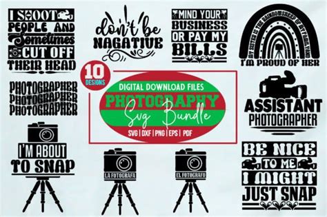 Photography Svg Design Bundle Graphic By Binasvgbundle Creative Fabrica