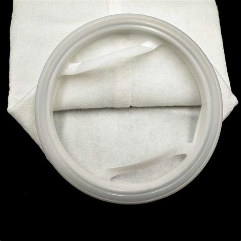 Micron Polypropylene Felt Liquid Filter Bag Sewn Plastic F Flange