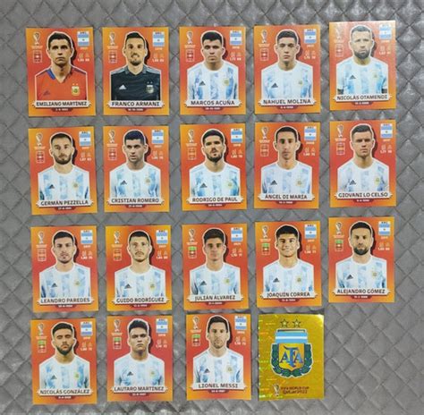 Figuritas Del Mundial Qatar 2022 Seleccion Argentina Museo Pack