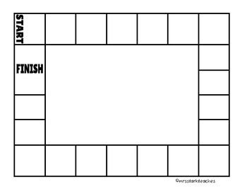 Game Board Templates by Mrs Stark Teaches | TPT