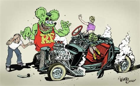 Rat Rods Cartoons Automotive Art Hot Rod Illustrations And Hot Rod