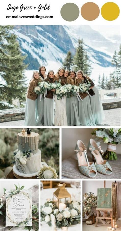 Top Winter Wedding Colors Palette Ideas For