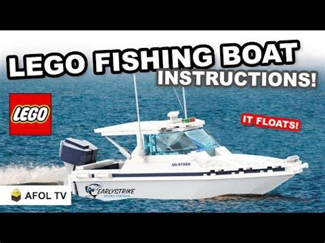 EASY LEGO Fishing Speed Boat [Tutorial - Instructions!] - YouTube ...