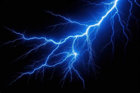 Lightning Effect Lightning Storm Blue Premium Photo Rawpixel