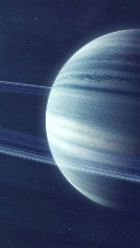 Download Majestic Saturn in Outer Space | Wallpapers.com