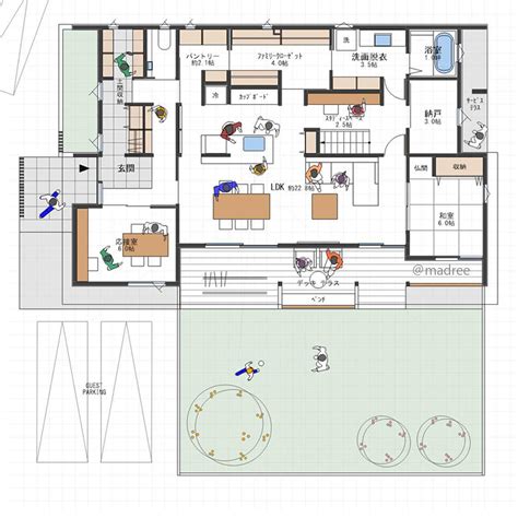 間取り一覧｜理想の間取り図と出会う「madree（マドリー）」 間取り 間取り図 家の間取り
