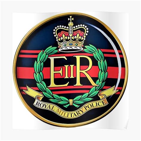 Royal Military Police Cap Badge Poster For Sale By Jonathansteward Redbubble