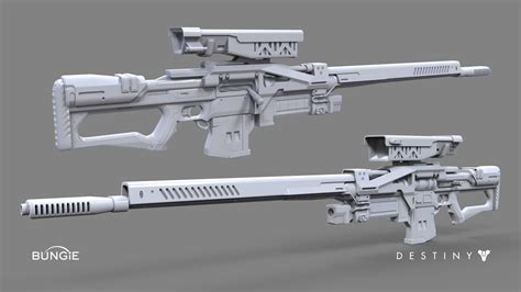 ArtStation - Destiny: Sniper Rifle B, David Stammel