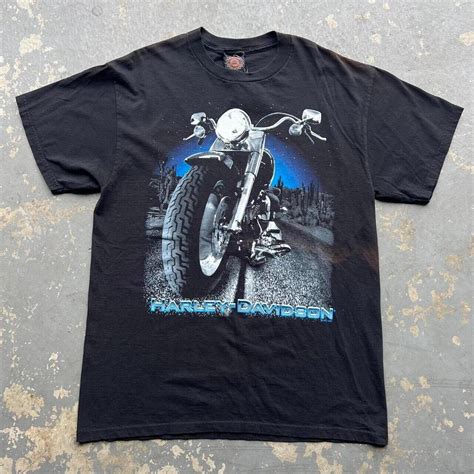 Vintage 1997 Harley Davidson Motorcycle T Shirt Gem