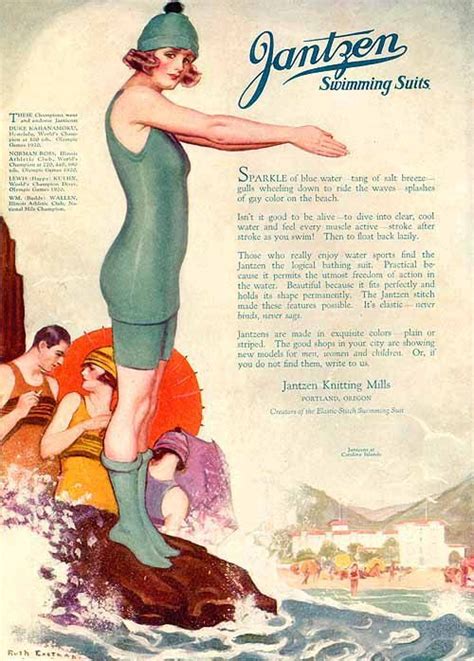 Eastmanjantzen1921 Jantzen Vintage Swimwear Vintage Advertisements