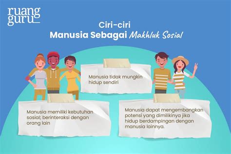 Ciri Ciri Dan Contoh Manusia Sebagai Makhluk Sosial Dan Ekonomi Yang