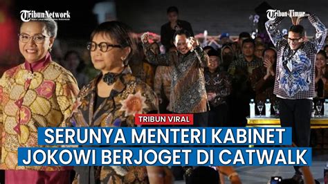 Potret Pejabat Negara Jadi Peraga Busana Batik Di Acara Istana Berbatik