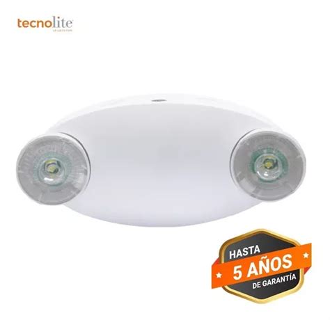 Lámpara De Pared Emergencia Sobreponer 4w Luz Día Tecnolite Envío gratis