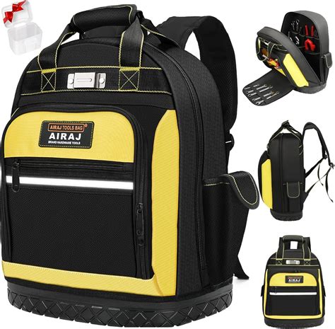 Airaj X X Cm Sac Dos Outils Sac Dos De Chantier Robuste Avec