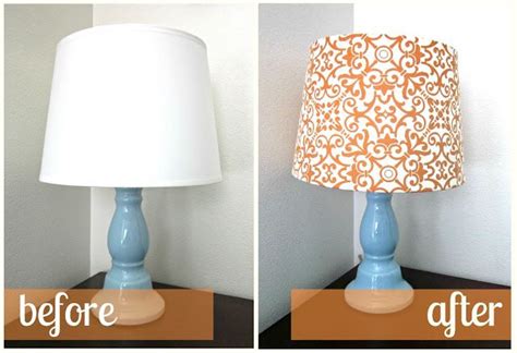 DIY Fabric Lampshade Recover Tutorial Six Sisters Stuff Diy Crafts