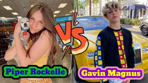 Piper Rockelle Vs Gavin Magnus Lifestyle Comparison 2024 Youtube