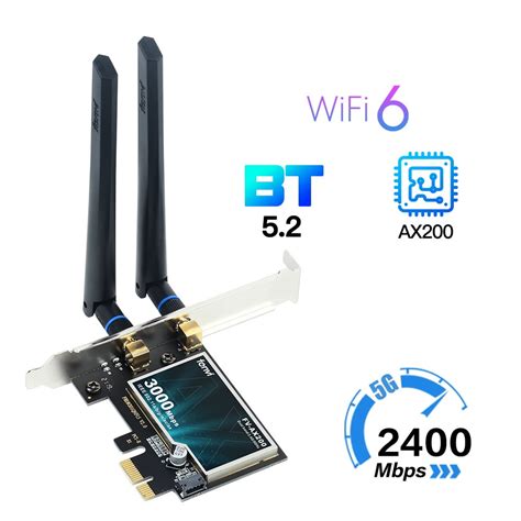 Fenvi Pce Ax Pcie Wifi Adapter Dual Band Wireless Ax Desktop Pci