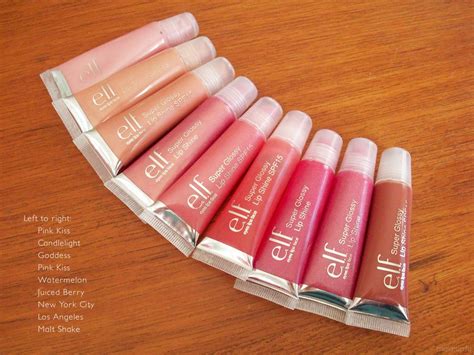 Swatches Review Elf Super Glossy Lip Shine SPF 15 BEAUTY 55 OFF