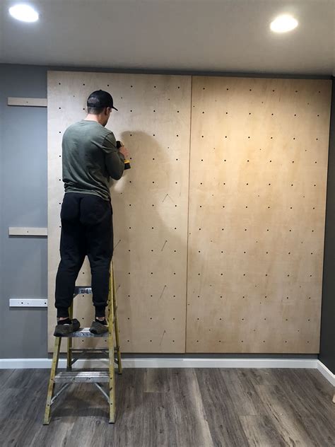 diy climbing wall 6