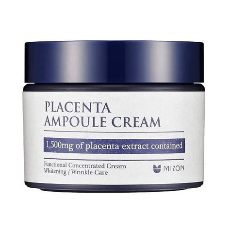 Mizon Антивозрастной крем для лица плацентарный Placenta Ampoule ...