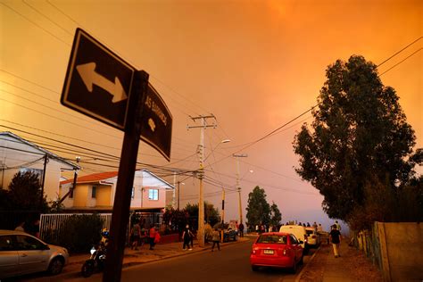 Ordenan La Evacuación Preventiva De Sectores De Quilpué Por Incendio