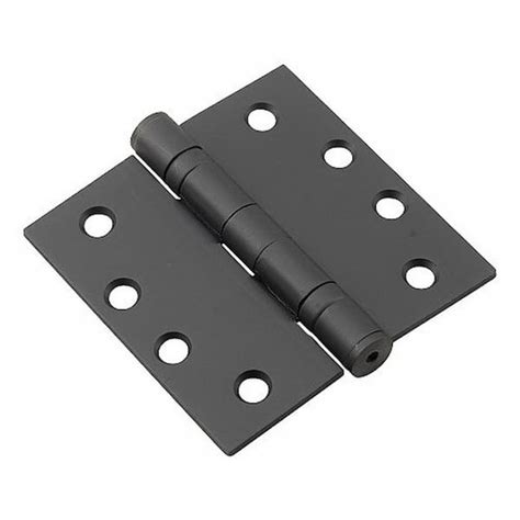 Onward In X In Black Full Mortise Ball Bearing Butt Hinge With