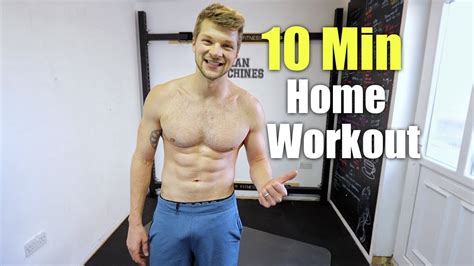 10 Min Bodyweight Home Workout Youtube