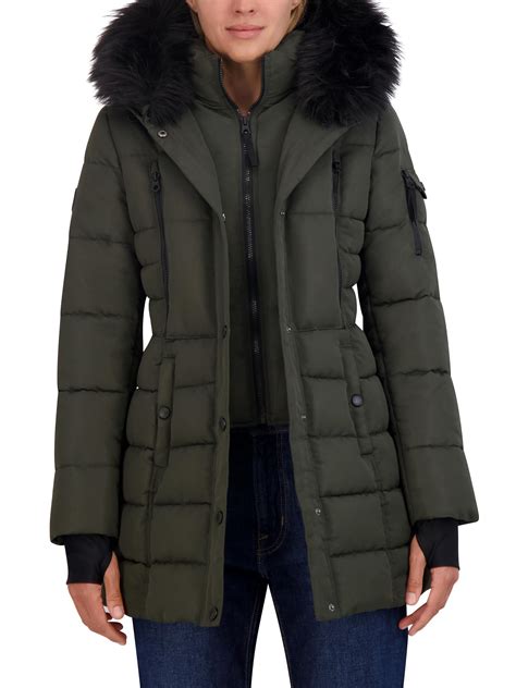 Nautica 34 Heavyweight Mist Puffer Jacket In Black Lyst