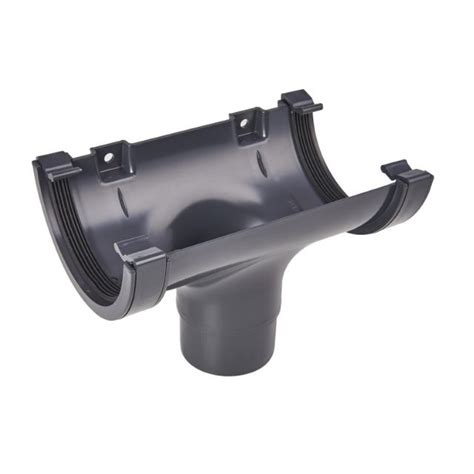 Anthracite Grey Mm Half Round Gutter M National Plastics