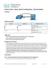 Pdf Module Basic Device Configuration Switching Routing And