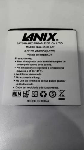 Bateria Lanix S Illium Mercadolibre