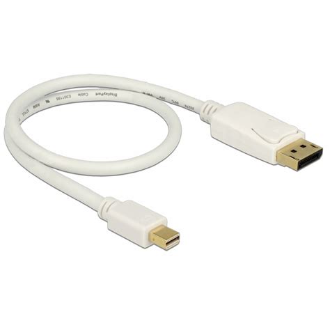 Cablu Mini Displayport La Displayport T T Alb 4k 05m Delock 83985