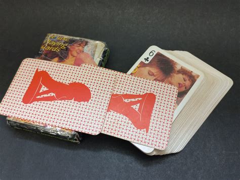Vintage Nude Playing Cards Sweet Topless From S Erotic