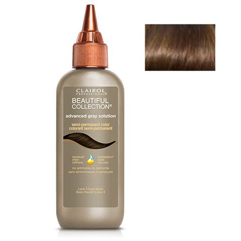 Clairol Beautiful Collection Advanced Gray Solution Semi Permanent Hai ...