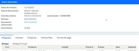 Consultar Nota De Cr Dito Interna Tipo Cliente Portal De Clientes