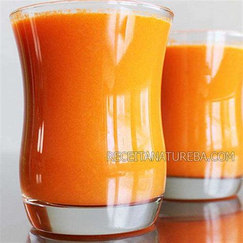 Suco Detox De Cenoura Para Emagrecer Receita Natureba