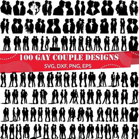 Gay Couple Svg Bundle Homosexual Svg Gay Svg Gay Couple Dxf Gay Couple Png Gay Couple